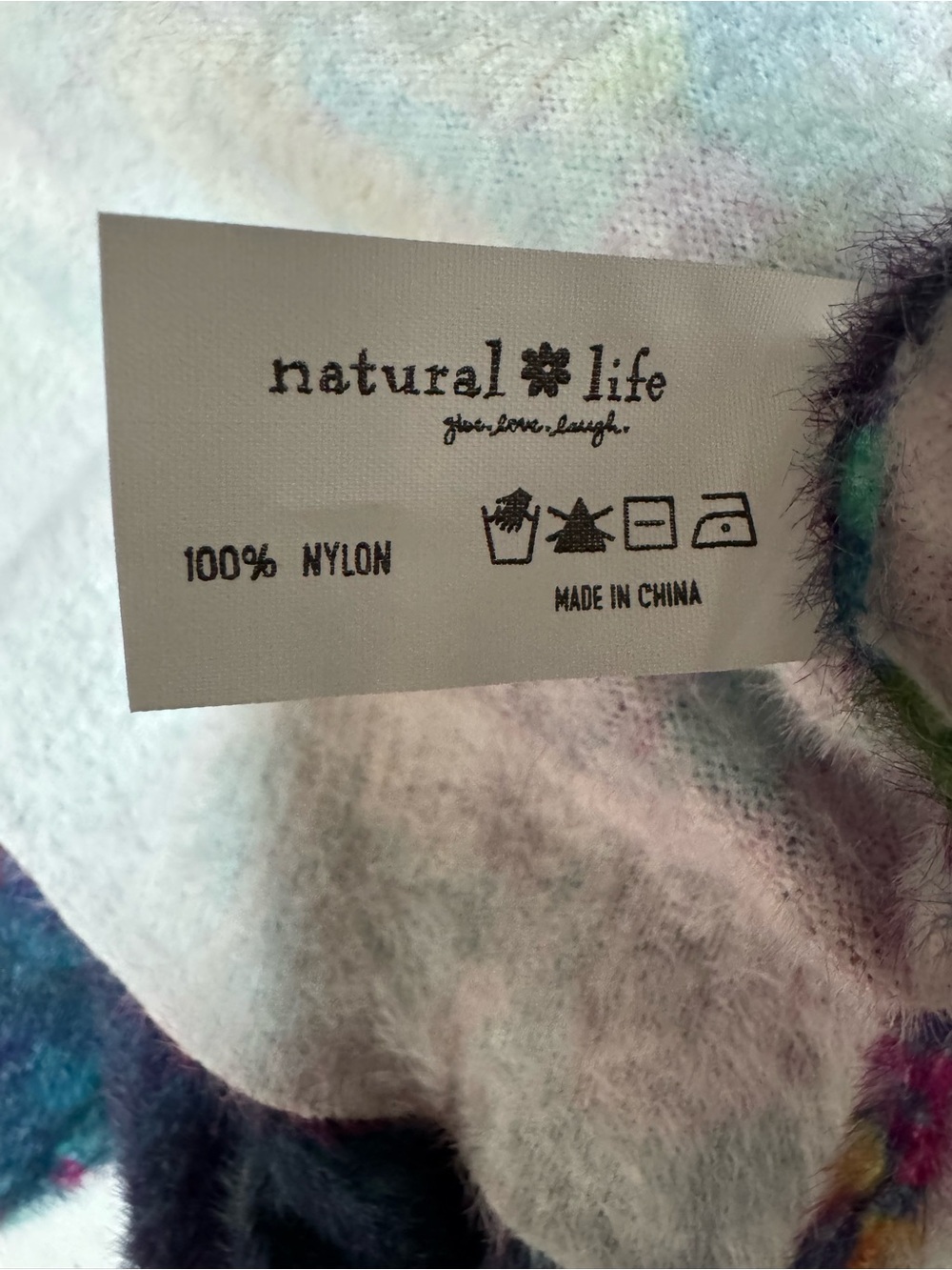 NATURAL LIFE Teal sweater cashmere-like, super soft oversized fit NWT XS - Picture 6 of 6